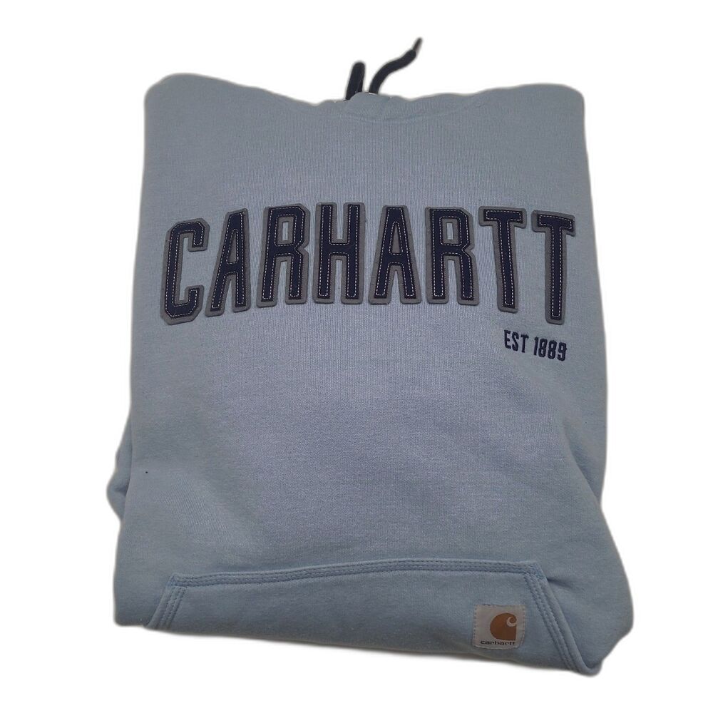 Carhartt Midweight Felt Logo Graphic Hoodie  105494 Loose fit